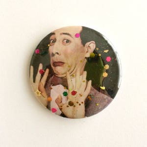 Pee Wee Herman Button - 2.25&quot; Pinback Buttons - Pee Wee&#39;s Big Adventure - Birthday Gift Idea and Party Favors - FREE SHIPPING