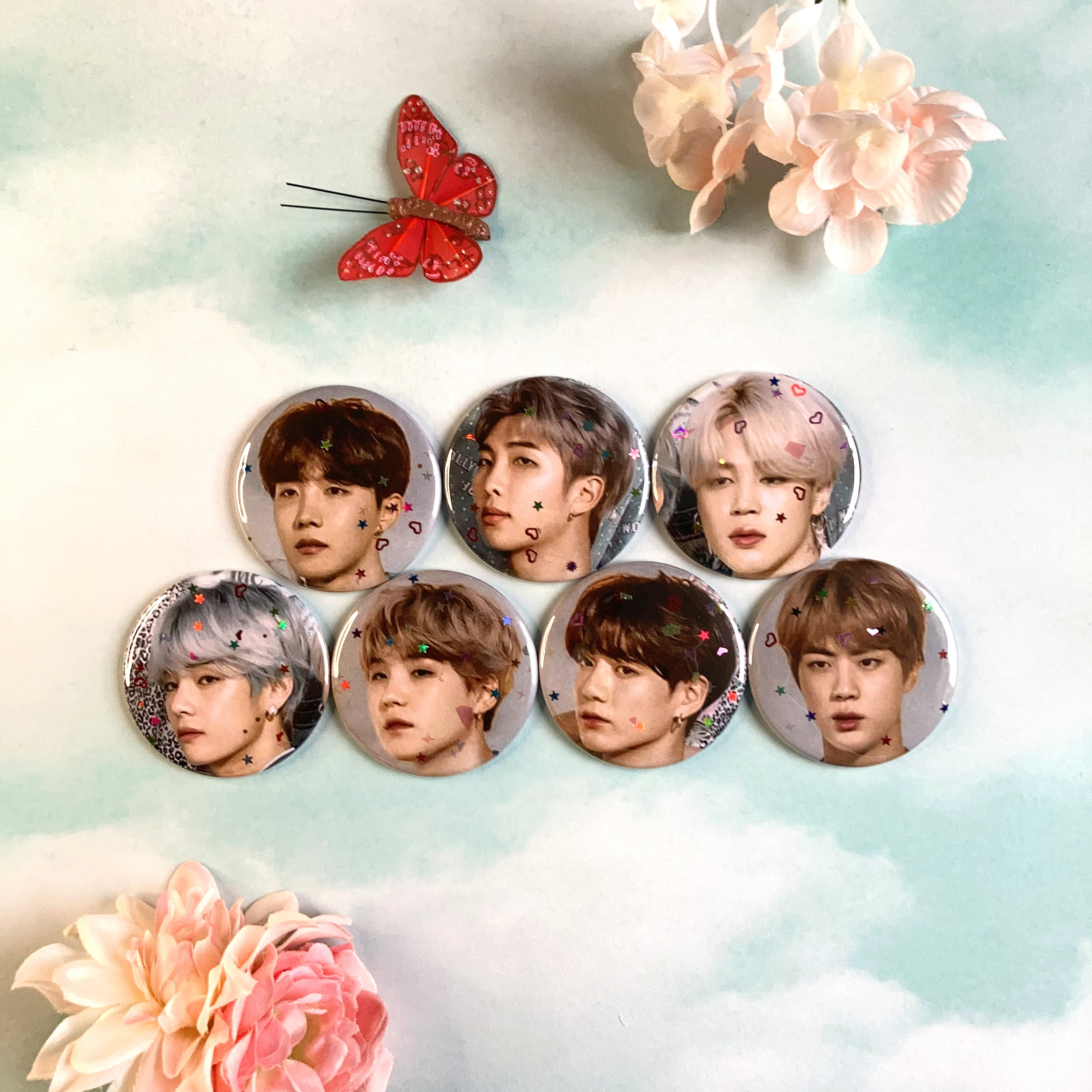BTS Merch Kpop Pins BTS Pins 2.25 Kpop Stray Etsy