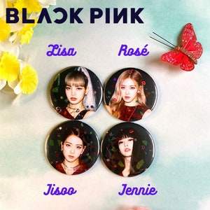 Kpop Blackpink Merch - Blackpink Kpop Magnets - 2.25&quot; Fridge Magnet Set - Housewarming Gift Kitchen Decor - Graduation Gift for Best Friend