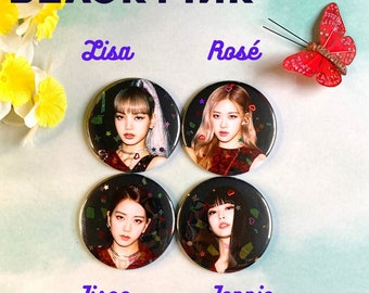 Kpop Blackpink Merch - Blackpink Kpop Magnets - 2.25" Fridge Magnet Set - Housewarming Gift Kitchen Decor - Graduation Gift for Best Friend