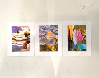 Risograph Print Set - Butterfly Art Risoprints - Cool Wall Art for Guys - Butterfly Wall Art Set of 3 - Scandinavian Wall Art - Finland