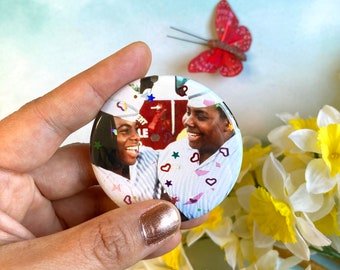 Keenan and Kel Glitter Magnet - 2.25" Fridge Magnets - Good Burger - Valentines Day Gift Birthday Gift Idea and Party Favors - FREE SHIPPING