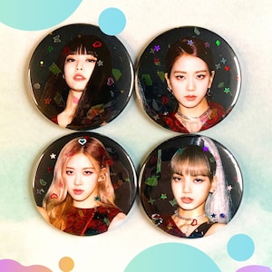 Kpop Blackpink Merch - Choose Your Blackpink Kpop Magnets - 2.25&quot; Fridge Magnet - Housewarming Gift Kitchen Decor - Gift for Best Friend