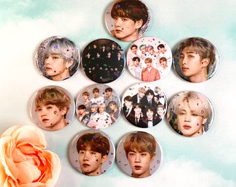 BTS Merch Kpop Magnets - Fridge Magnet Set of 4 - Bangtan Boys