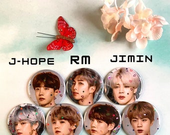 BTS Merch KPop Magnets - BTS Refrigerator Magnets - 2.25" - K-Pop - Stray Kids Bangtan - 21st Birthday Gift - Housewarming Gift