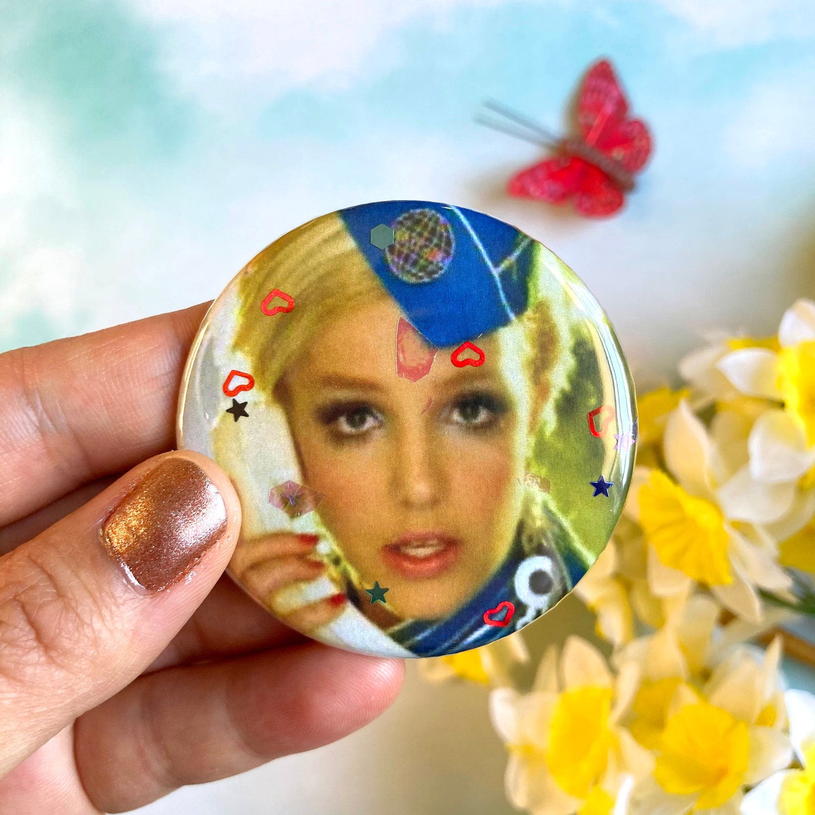 Britney Spears Toxic Glitter Fridge Magnets