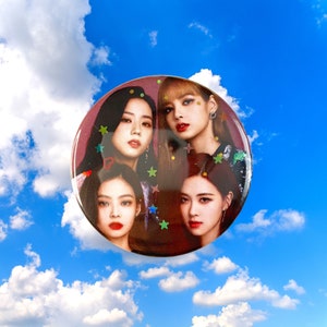 Kpop Blackpink Merch - K-Pop 2,25-Zoll-Kühlschrankmagnet Set - Küchendekoration - Blackpink Magnets - Geschenk für Beste Freunde -