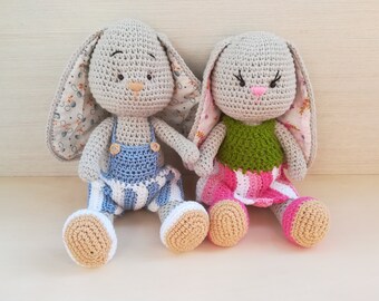 Crochet pattern Rabbit Goldy Pattern crochet bunny How to do | Etsy