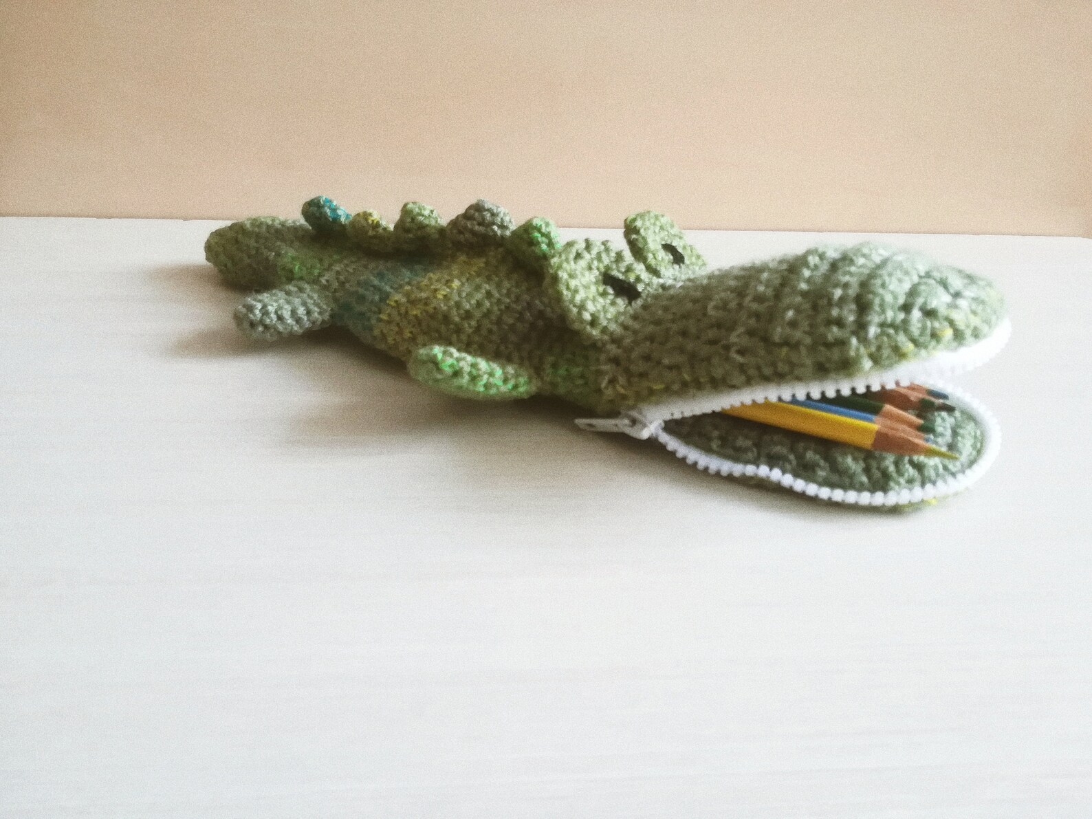 Animal Pencil Case as Crocodile Toy for Schoolchild Crochet Etsy