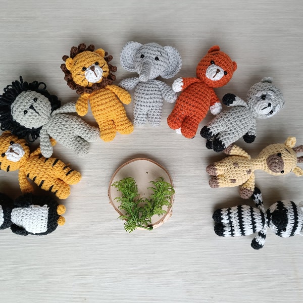 Stuffed zoo animal as little toy for child, little soft toys as mini kids gift