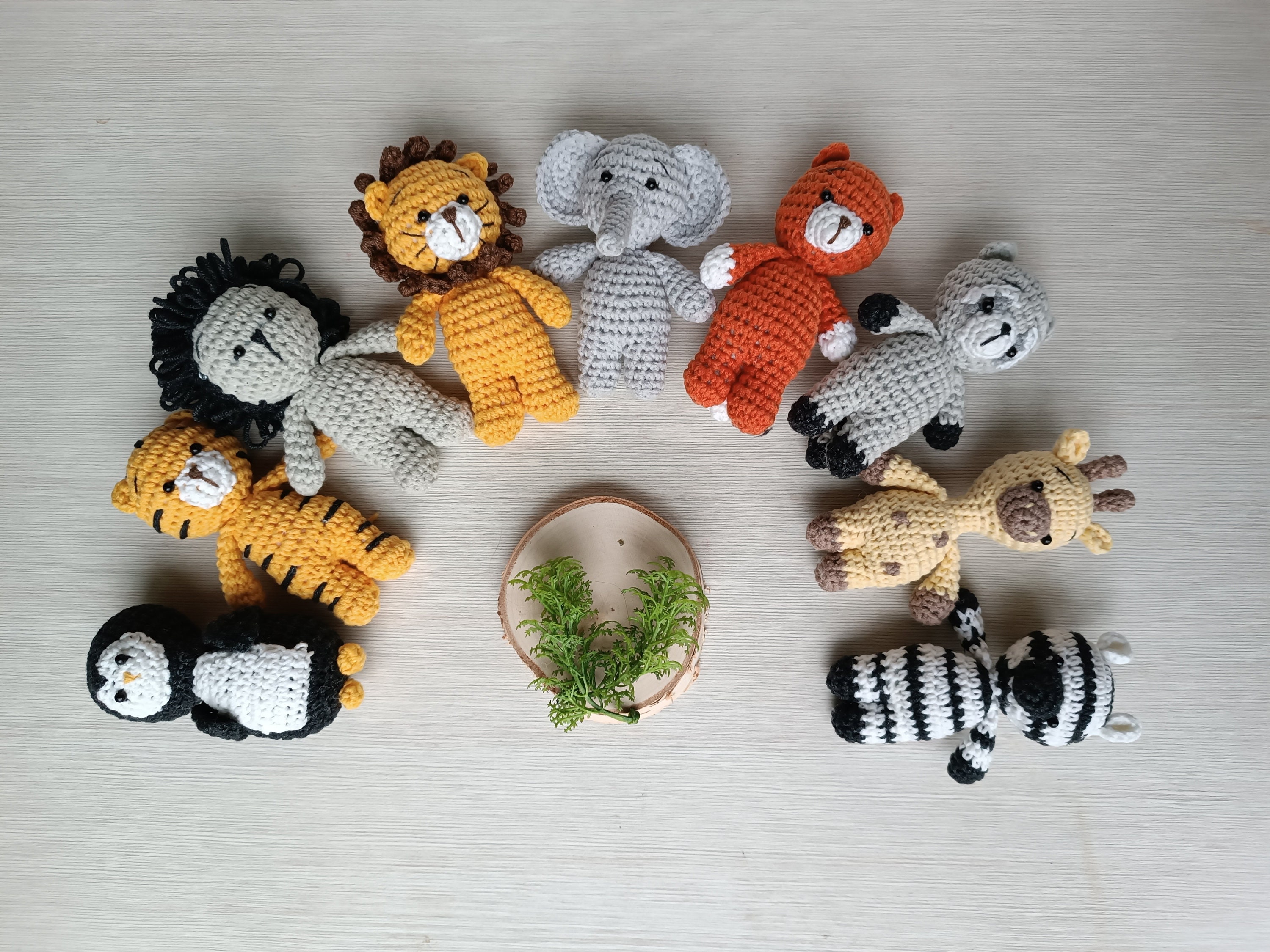 Stuffed zoo animal as little toy for child, little soft toys as mini kids gift
