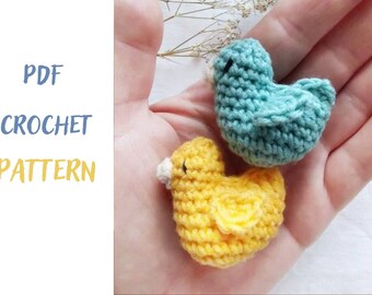 Crochet easy pattern spring Birds, Easter pattern Chicken