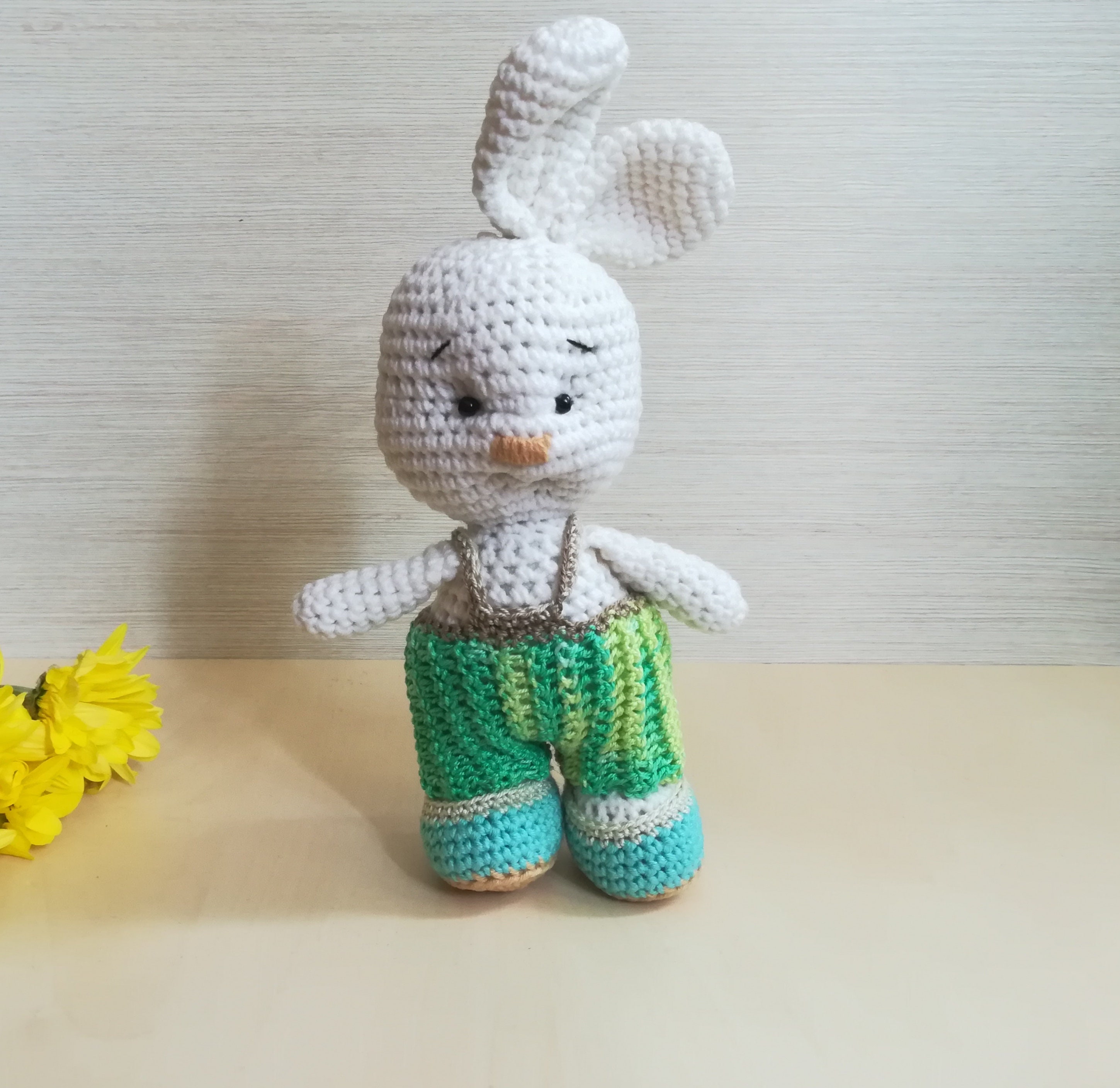 Crochet Toy Pattern Little Bunny PDF Instruction How to Do | Etsy