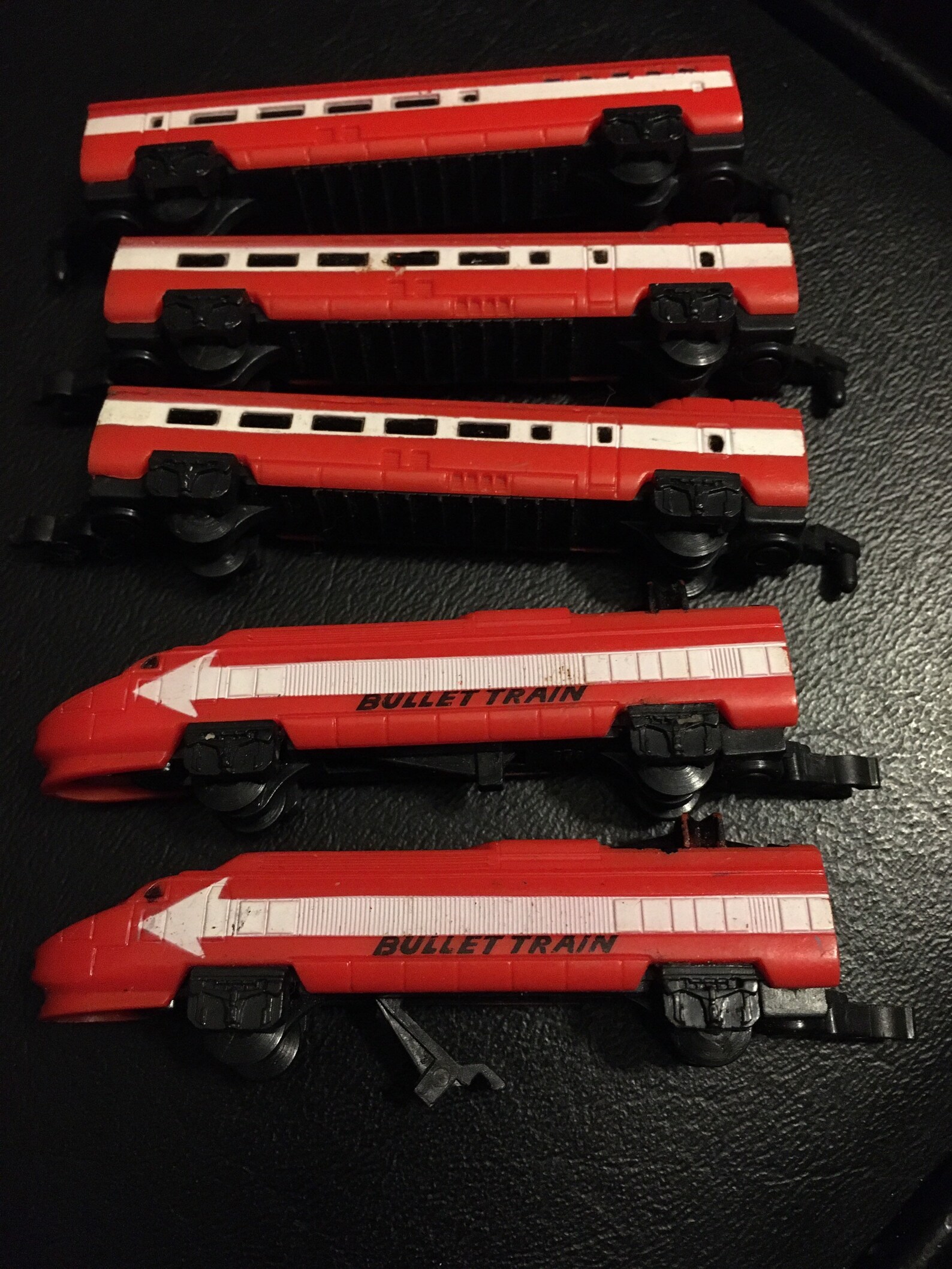 Vintage Micro Machines Bullet Train 5 Pieces Etsy