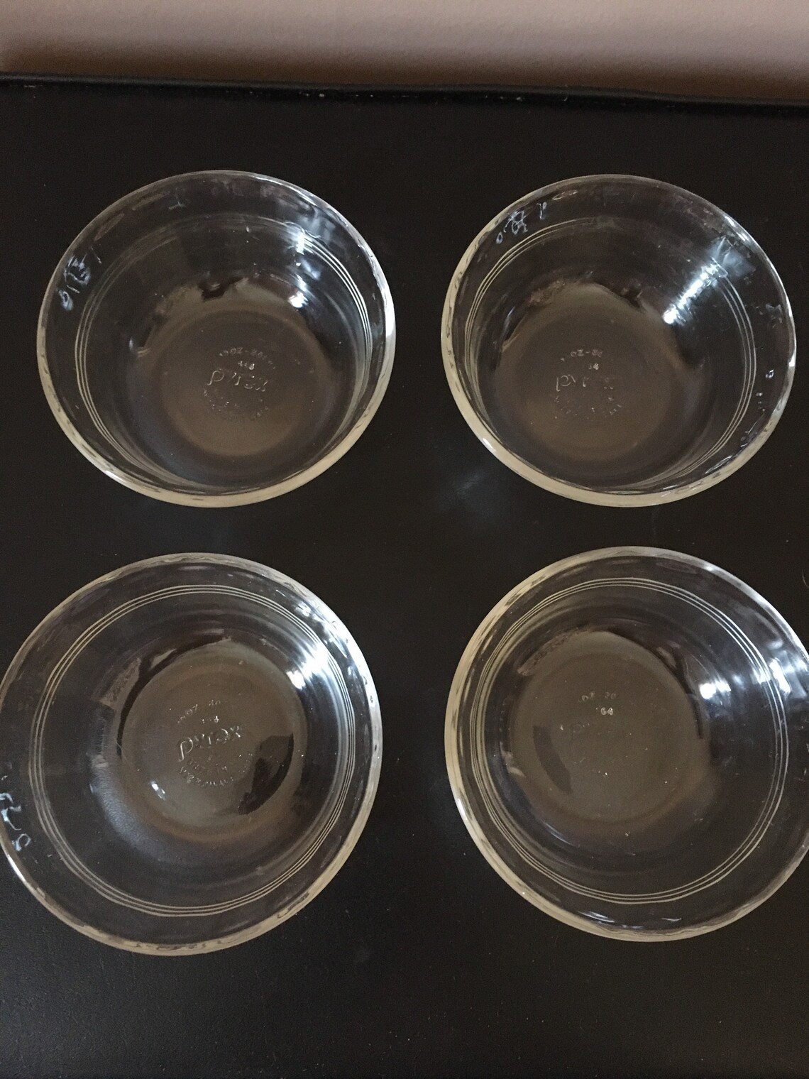 Pyrex 10OZ 300 ML Glass Bowls. 4 Total. Made in USA. Etsy