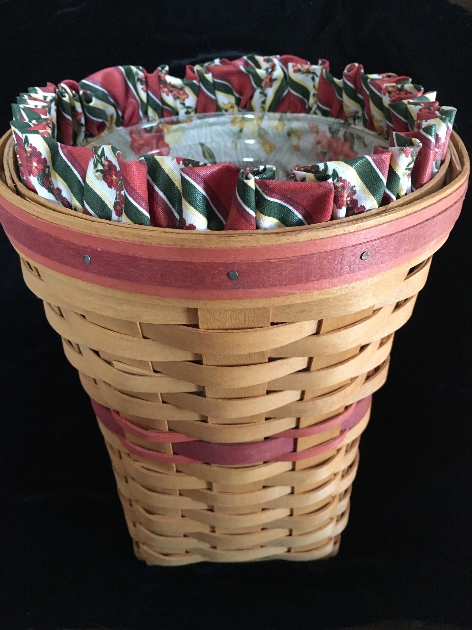 Longaberger May Series Snapdragon Basket. 1998 Celebrating Etsy