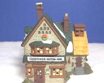 Departamento 56 Dickens Village Giggelwick Cordero y jamón. Retirado