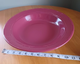 Cuenco redondo para servir Longaberger Woven Traditions y dos portavelas votivas