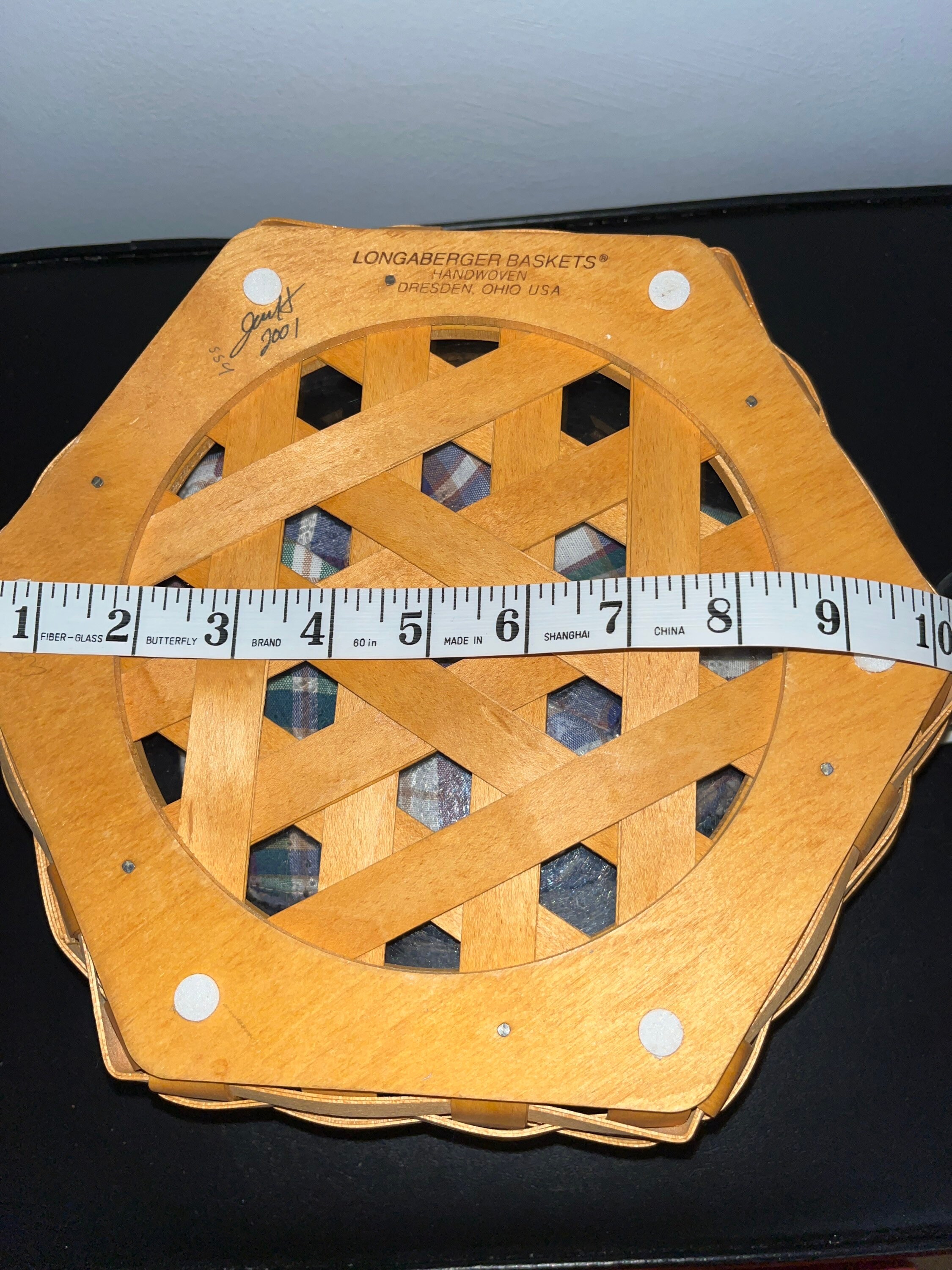 Longaberger Hexagon Basket Liner Plastic Insert. Etsy