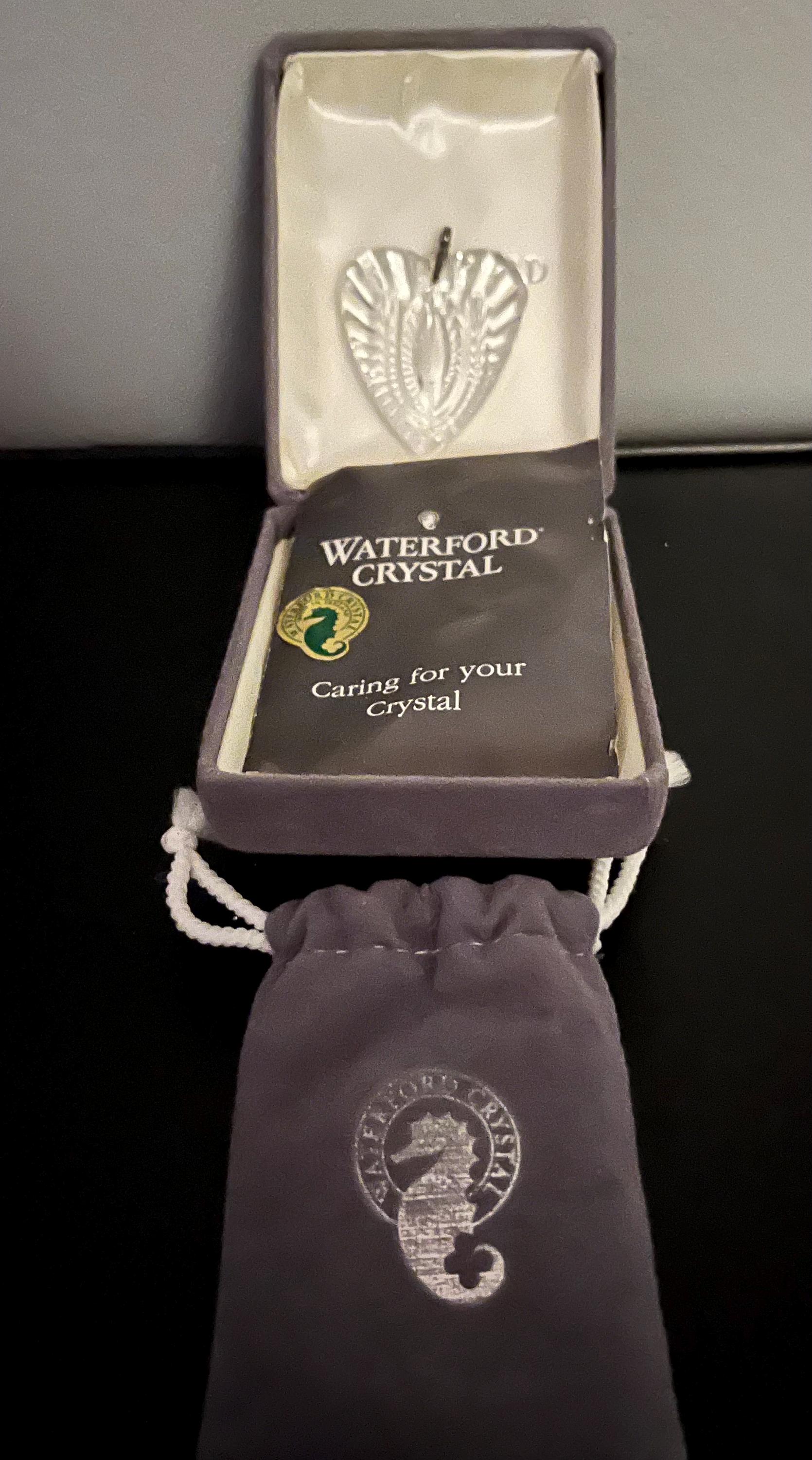 Waterford Crystal Heart Necklace