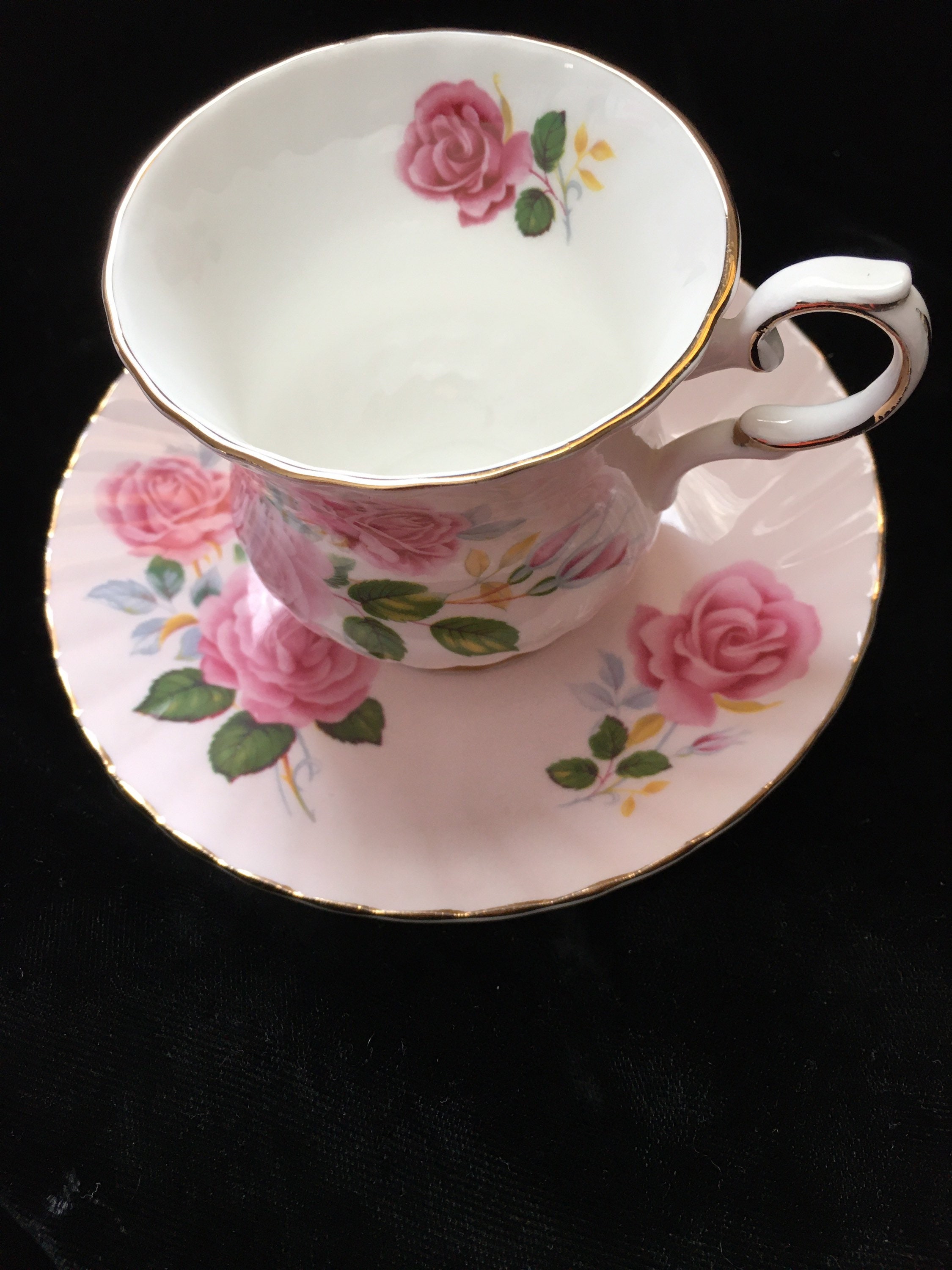 Elizabethan Fine Bone China Tea Cup Matching Saucer. England Etsy