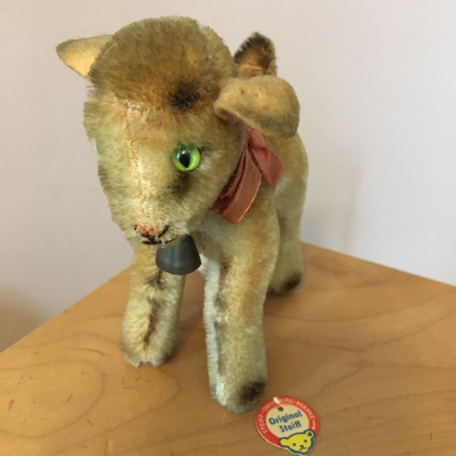 Vintage Steiff lamby Early Button in Ear Mohair | Etsy