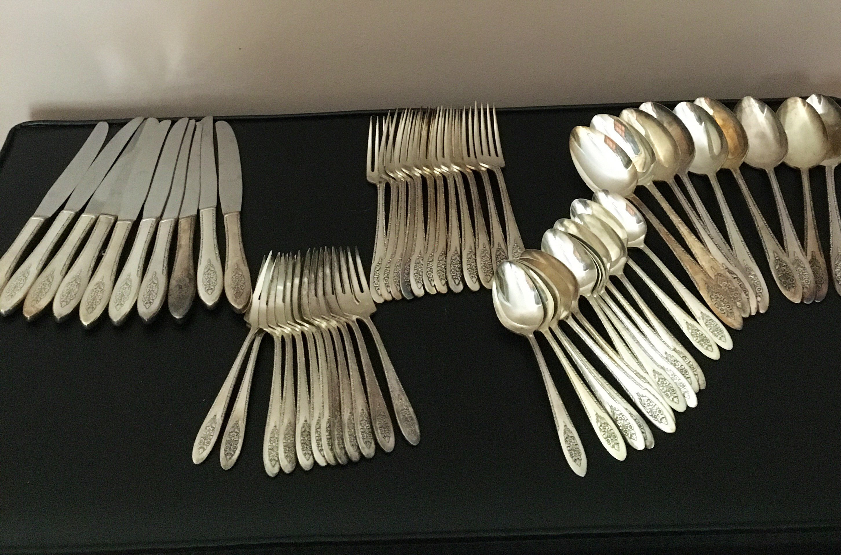 WM A Rogers A1 Plus Oneida Silverware Pieces. 10 Knifes 12 Etsy