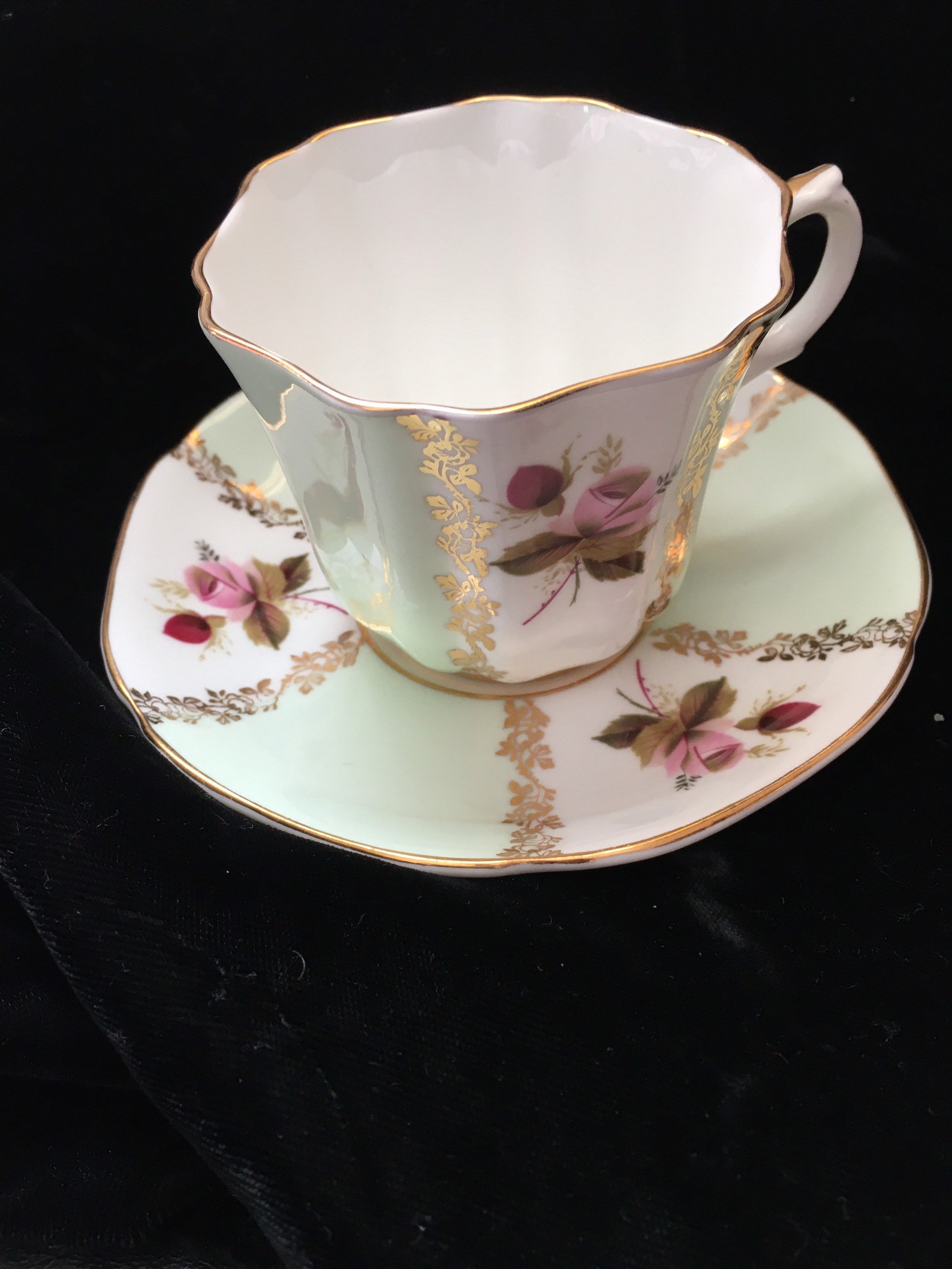 Royal Grafton Fine Bone China Tea Cup Matching Saucer. Made in Etsy