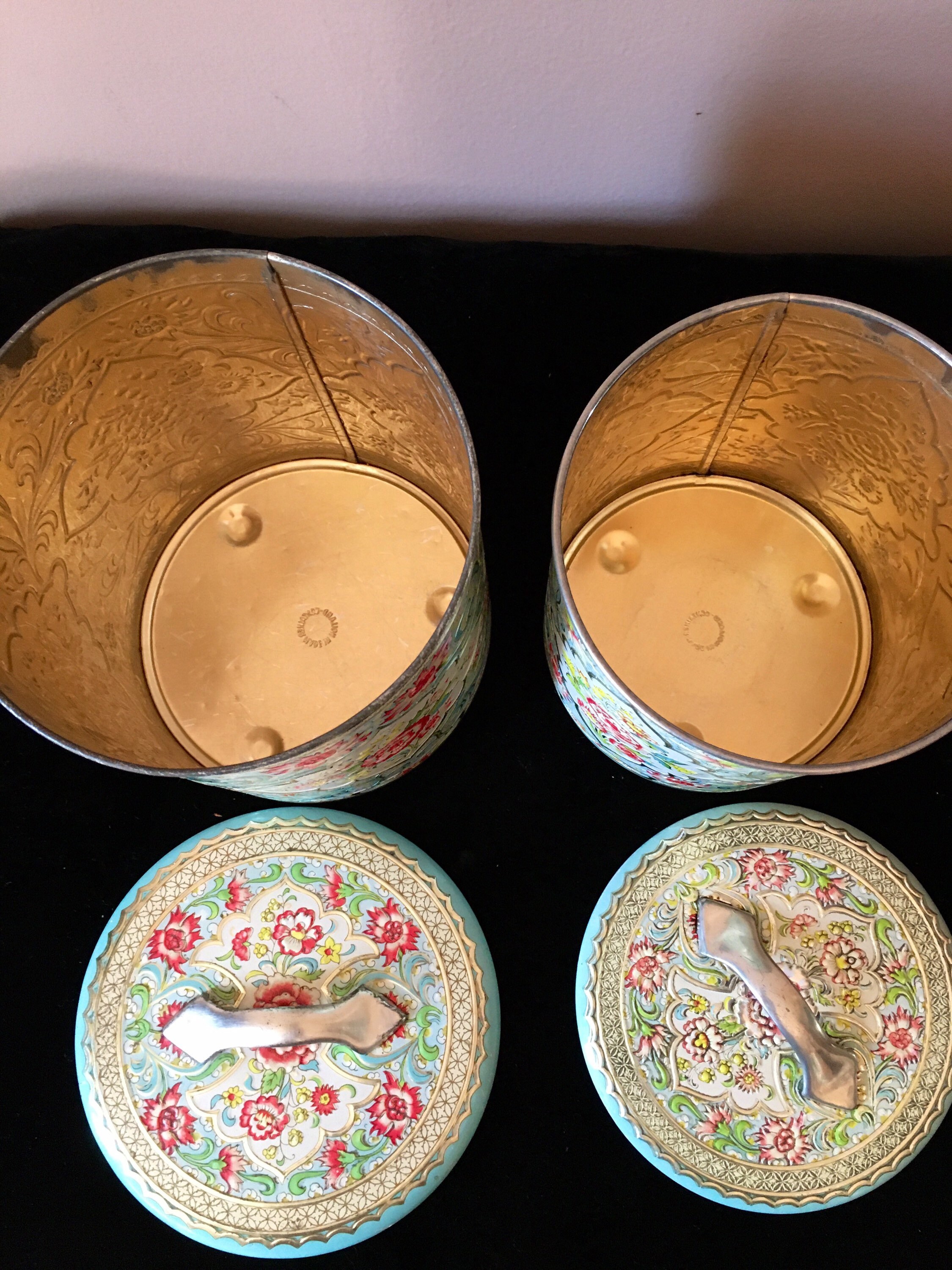 Dekorative Vintage Vorratsdose 2er Set Made in Holland. | Etsy