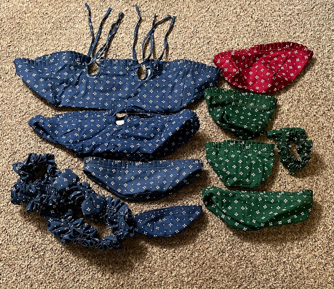 Longaberger Assorted Basket Liners 82 Garters Etsy