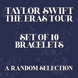 Set of 10 Random Eras Tour Friendship Bracelets