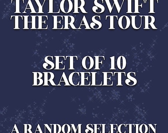 Set of 10 Random Eras Tour Friendship Bracelets