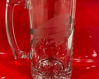 Bills Beer Mug // Buffalo Bills Gift // Bills Mafia Glass