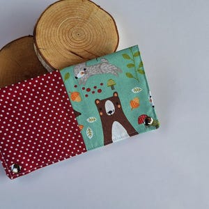 Teddy bear vaccination health record cover
