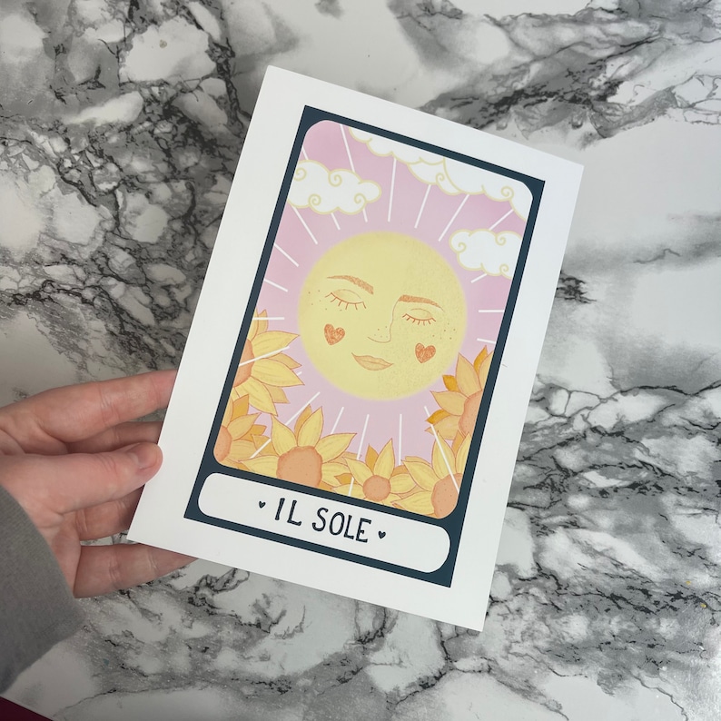 The Sun Tarot Card Art The Sun Tarot Card Art