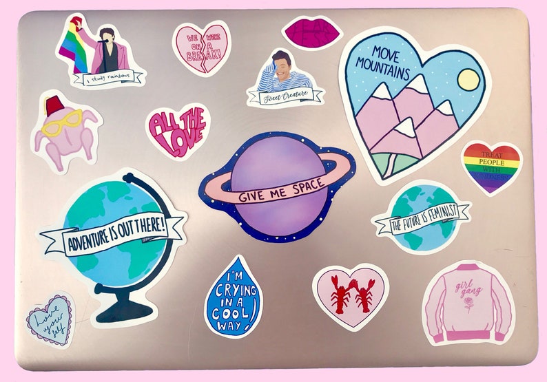 Friends TV show stickers sticker sheet durable vinyl laptop stickers