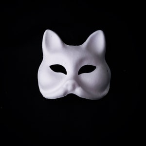 SAFIGLE 5PCS Therian Mask Cat Fox Mask Therian Stuff Plush Therian Cat Mask  for Kids Adults Novelty Therian Gear Halloween Mask Animal Mask for
