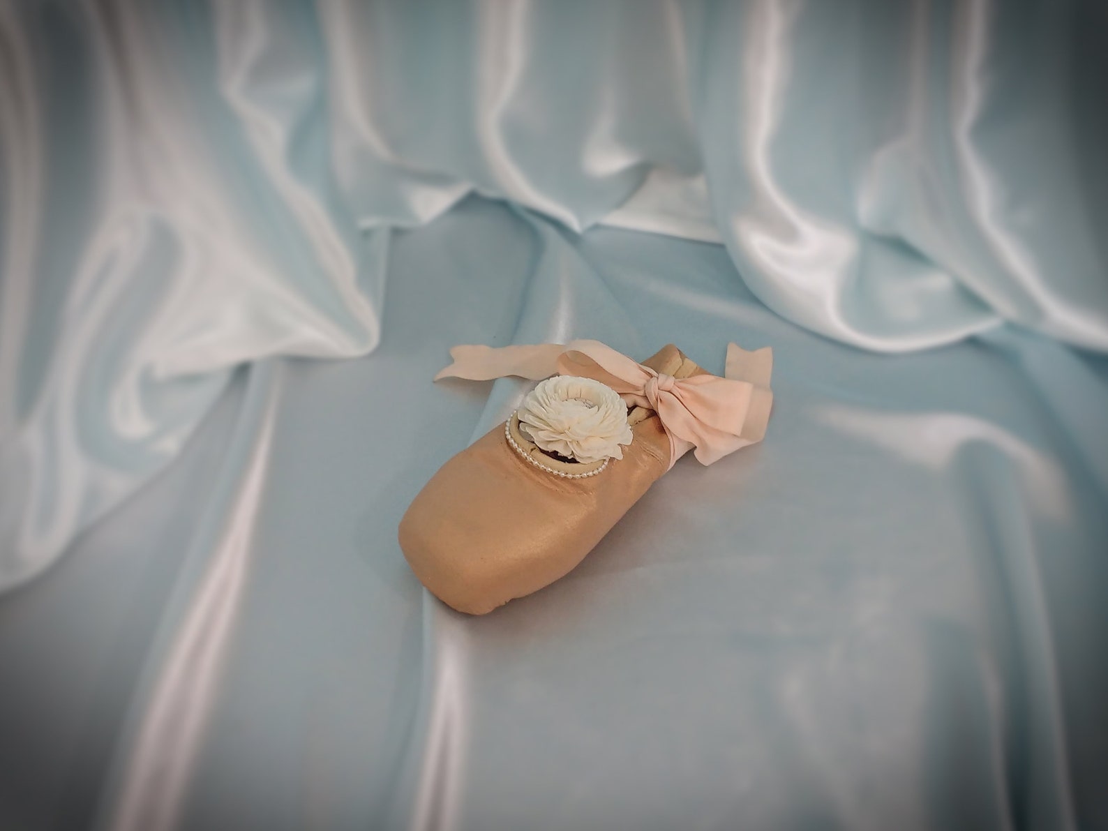 brushed gold clara dancer gift, gold ballet gift, nutcracker ballet decor, upcycled unique gift, brushed gold decor, clara decor