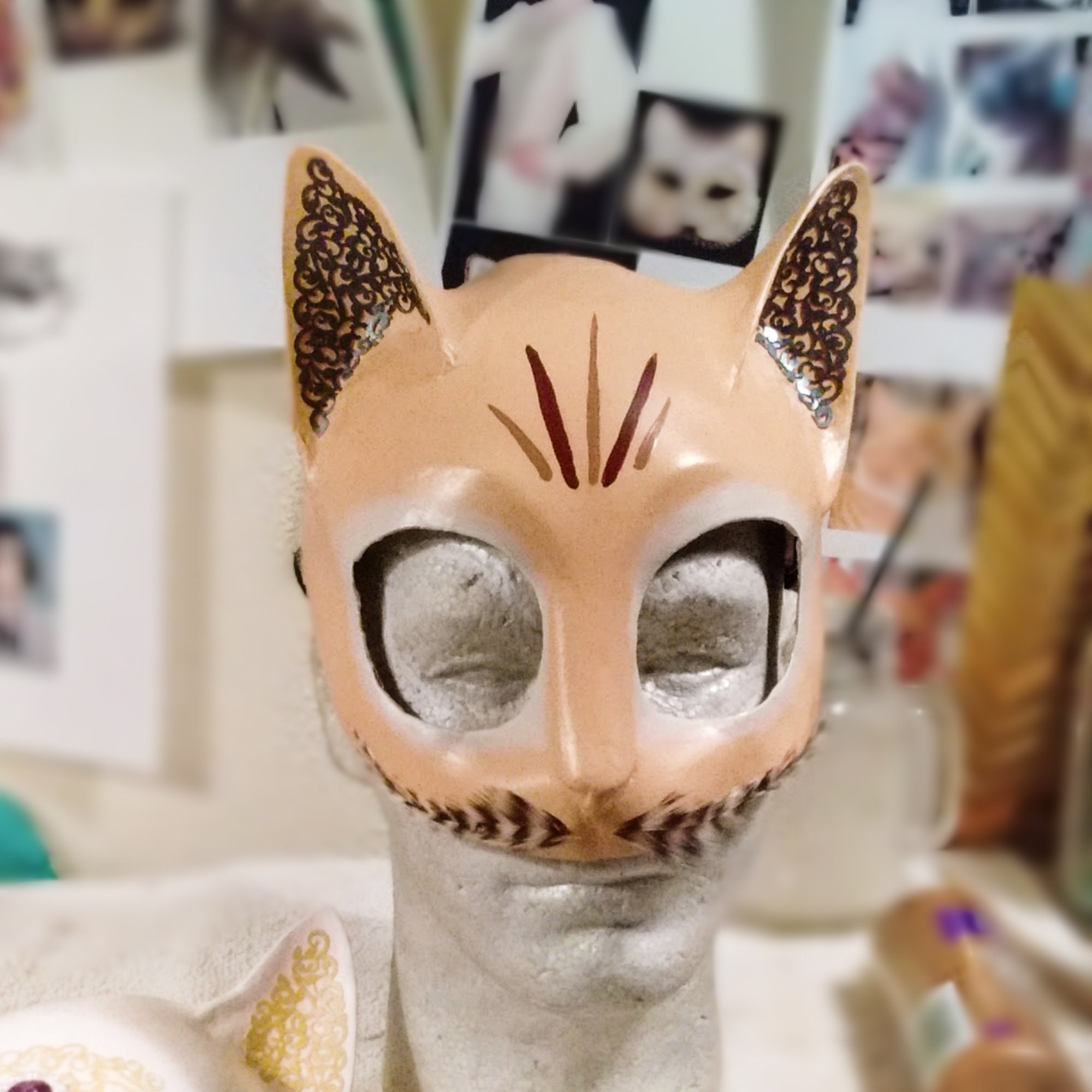 Orange Cat Costume Custom Orange Cat Orange Cat Ears Cat Etsy