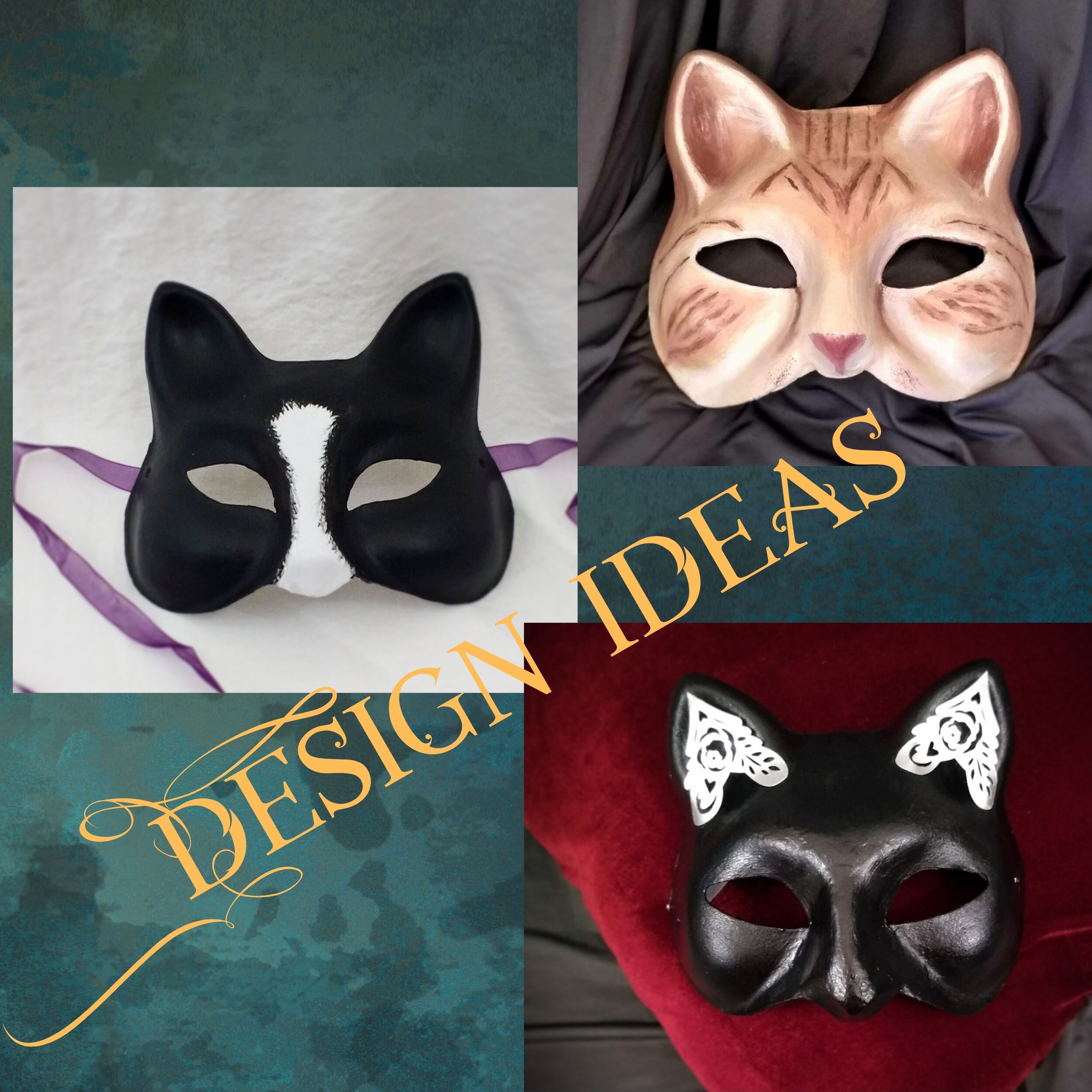 DIY Cat Mask Craft Supplies DIY Mask Craft Supplies Cat Etsy