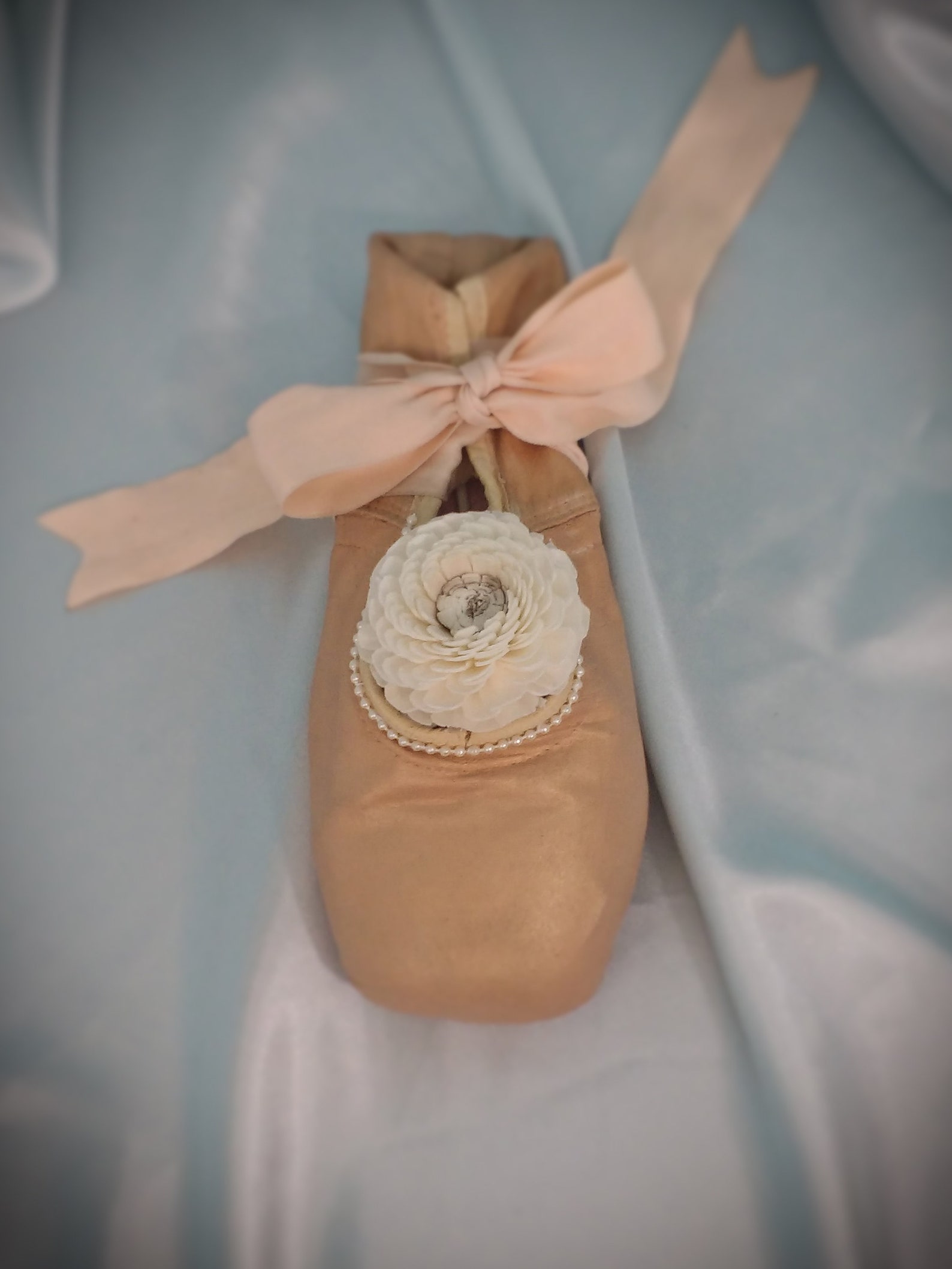 brushed gold clara dancer gift, gold ballet gift, nutcracker ballet decor, upcycled unique gift, brushed gold decor, clara decor