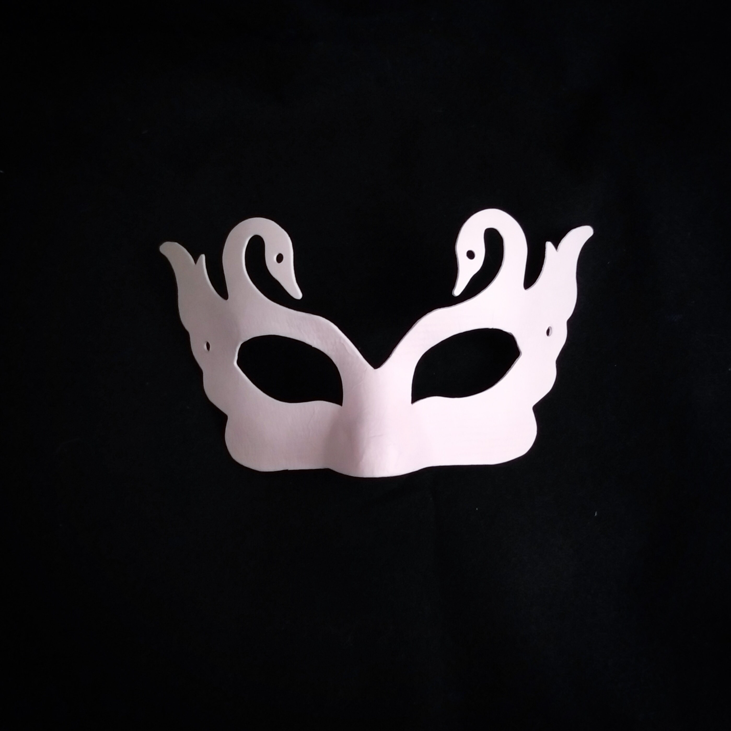 Blank Paper Pulp Masquerade Mask Diy Half Mask Craft Etsy