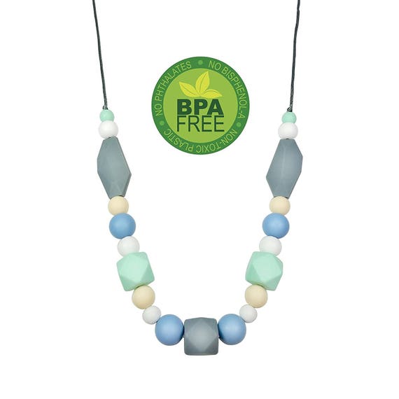 baby teether necklace for mom