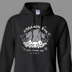 Devil Bunny Pullover Hoodie | Creepy cute fashion, Grunge jumper, Egirl apparel, Dark humor, Horror art, Demon pun, Funny graphic, Bones
