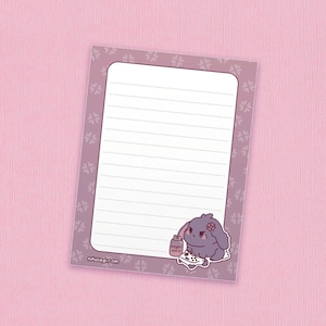 Angry Gaming Rabbit Notepad | Cute office supplies, Desk accessories, Bunny stationery, Kawaii memo pad, Gift for gamer, Video game art