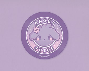 Cardboard Anime Drink Coaster | 3.7" | Funny housewarming present, Stocking stuffer, Gift under 10 for coffee lover, Relatable grumpy rabbit