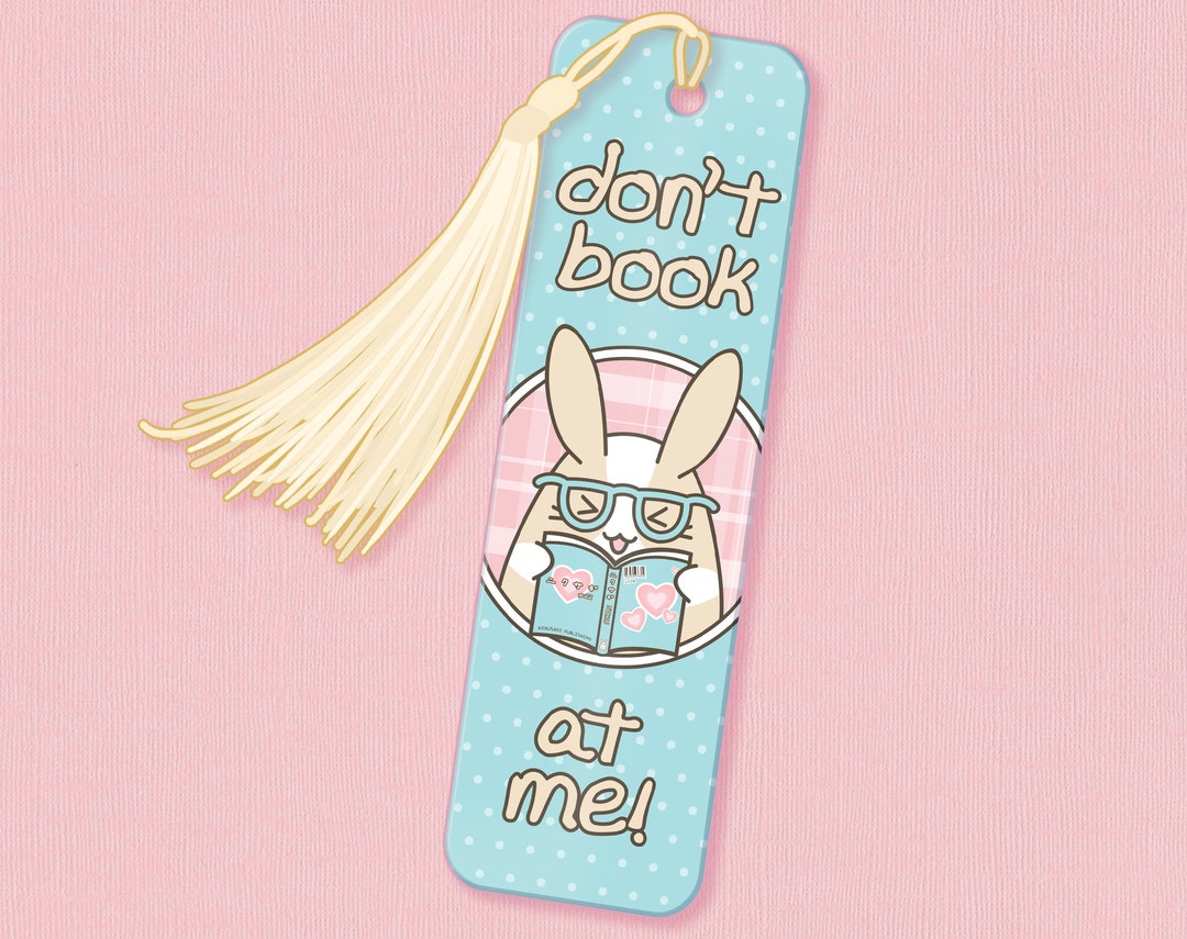 India　in　Bunny　Kawaii　Online　Buy　Bookmark　by　Rabbit　Bookmark　Reading　Etsy