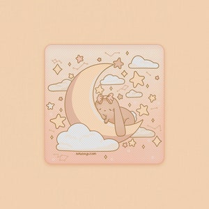 Dreamy Holland Lop Drink Coaster | 3.5” | Office desk accessories, Cozy home decor, Housewarming gift, Cute party favors, Stocking stuffer