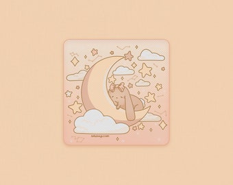 Dreamy Holland Lop Drink Coaster | 3.5” | Office desk accessories, Cozy home decor, Housewarming gift, Cute party favors, Stocking stuffer