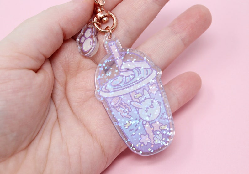 2 Holographic Sea Boba Acrylic Charm Kawaii Cute | Etsy